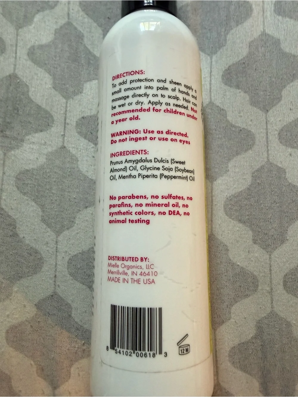Mielle Mint Almond Oil Blend Hair Treatment
